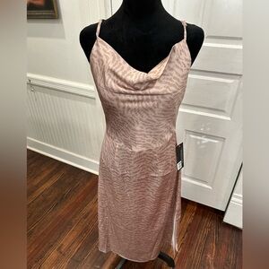 Pinch Animal Print Silk Maxi Dress Size S NWT